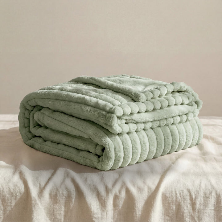 Claire Mode | Plaid Donna Morbido in Tessuto Peluche