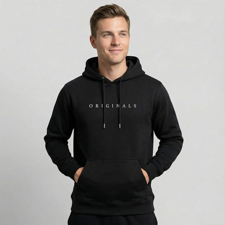 Herren Kapuzenpullover aus Baumwollmischung – Lässige Passform