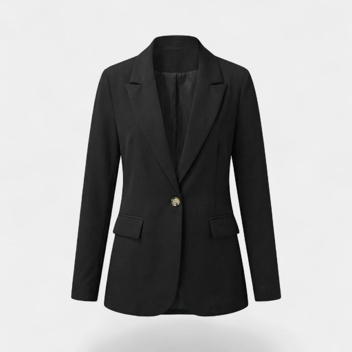 Damen Blazer aus Stoff – Strukturierte Passform mit Frontknopf