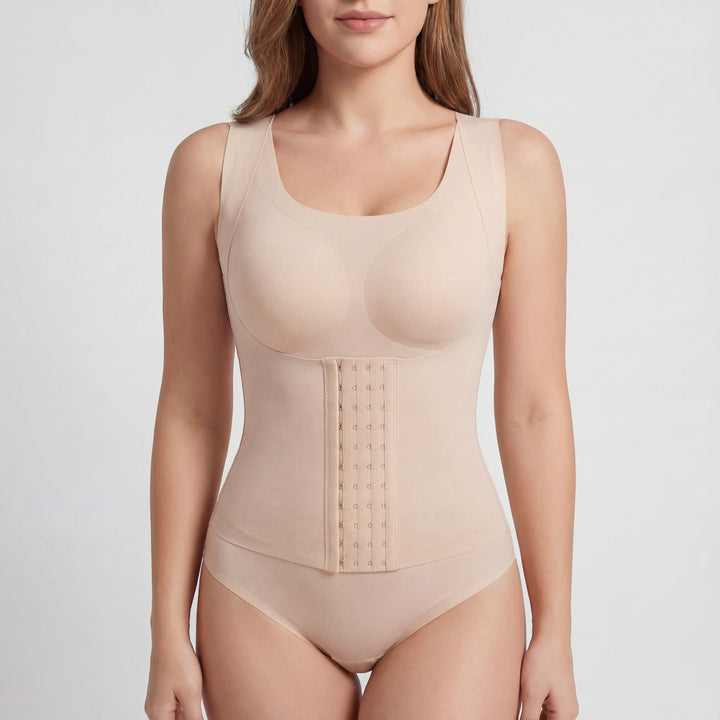 Canotta modellante da donna in nylon – Compressione forte effetto sagomante
