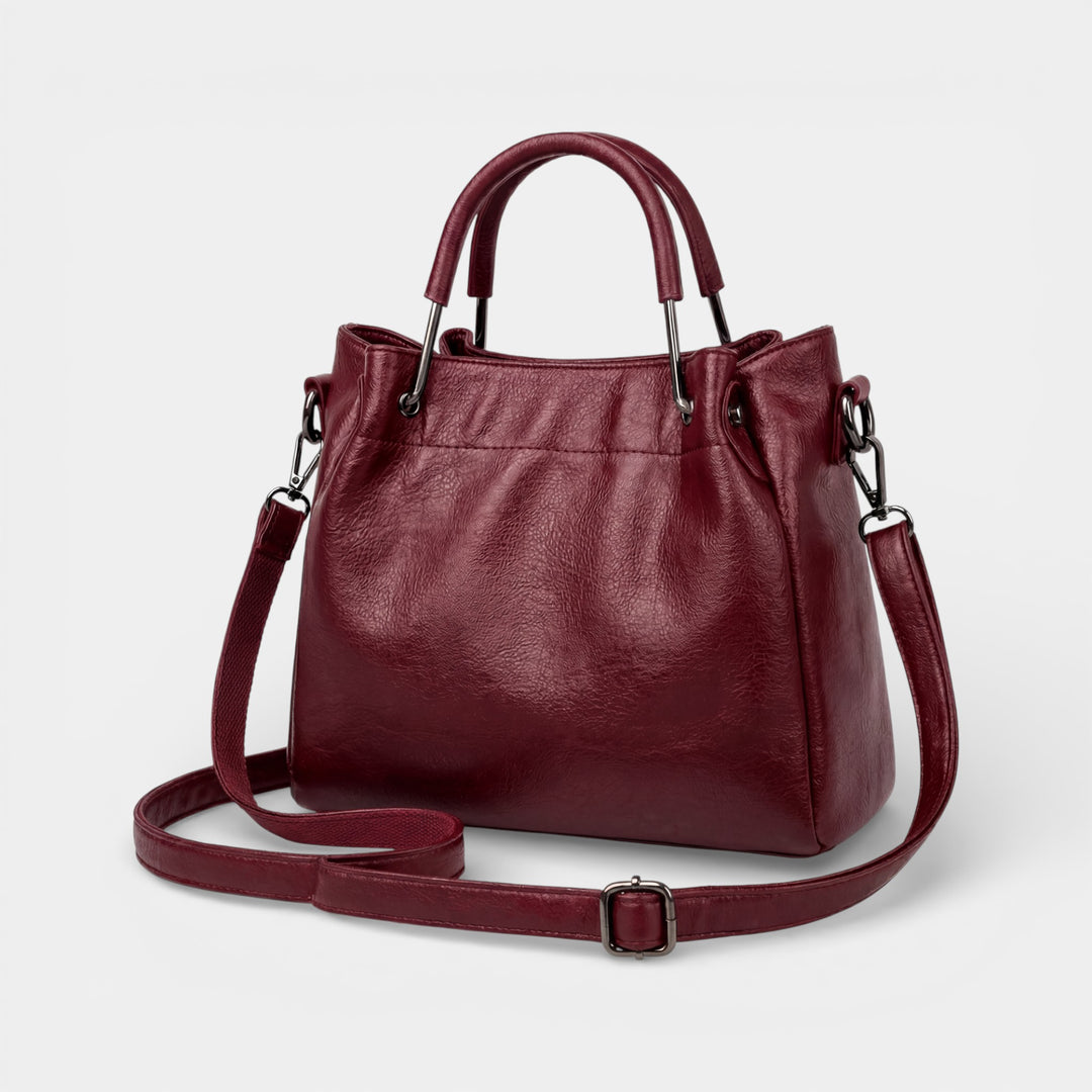 Borsa secchiello in pelle morbida per donna – Tracolla a tracolla