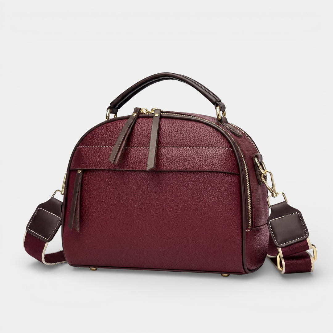 Kornleder-Schultertasche für Damen – Kompaktes Format