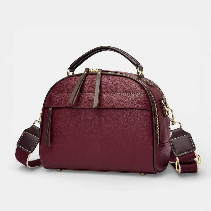 Kornleder-Schultertasche für Damen – Kompaktes Format