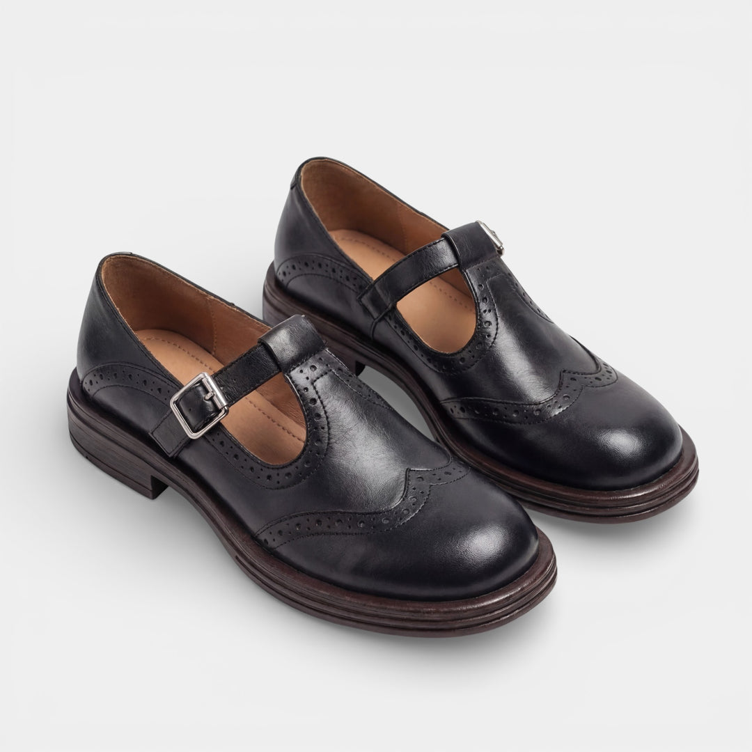 Claire Mode | Flache Lederschuhe für Damen