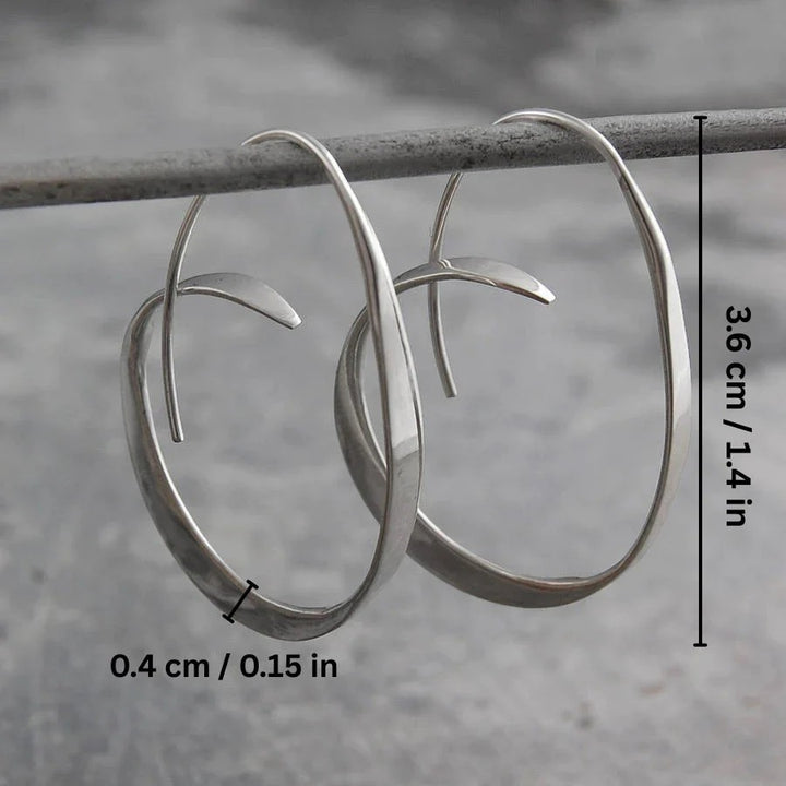 Claire Mode | Orecchini donna cerchi spiralati