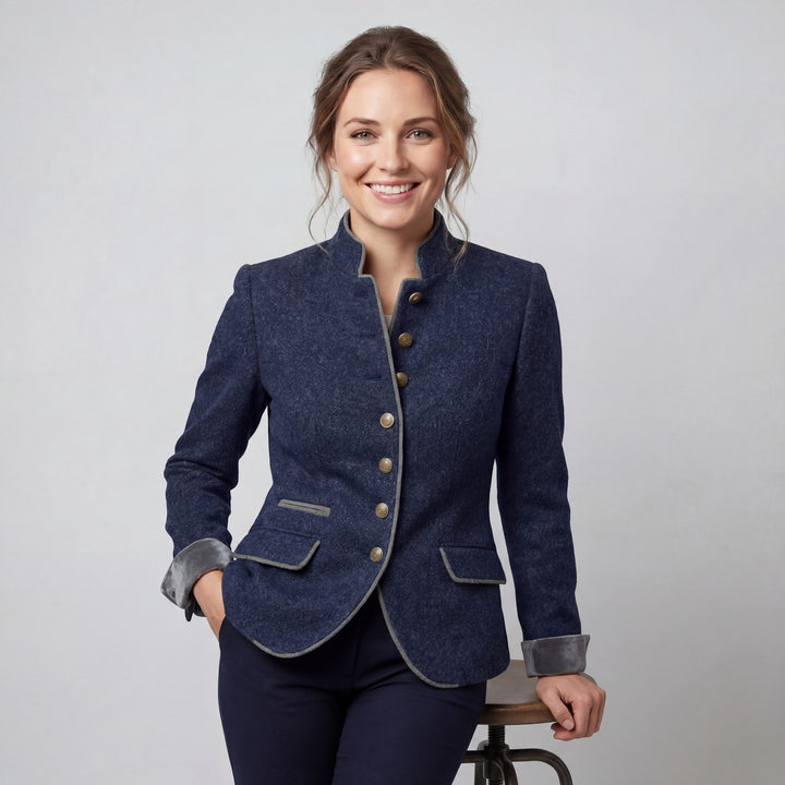 Claire Mode | Blazer aus Wollmischung für Damen