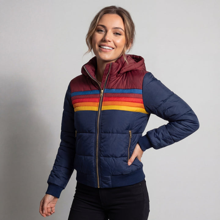 Claire Mode | Giacca con cappuccio in cotone raffinato per donna