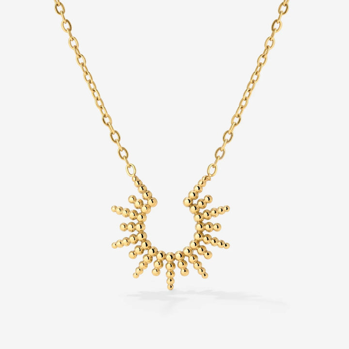 Collana Ciondolo Girasole Donna – Placcata Oro