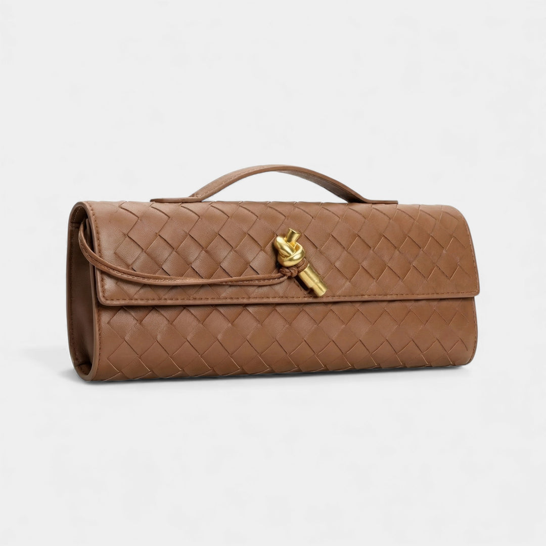 Borsa pochette in pelle per donna – Tracolla removibile