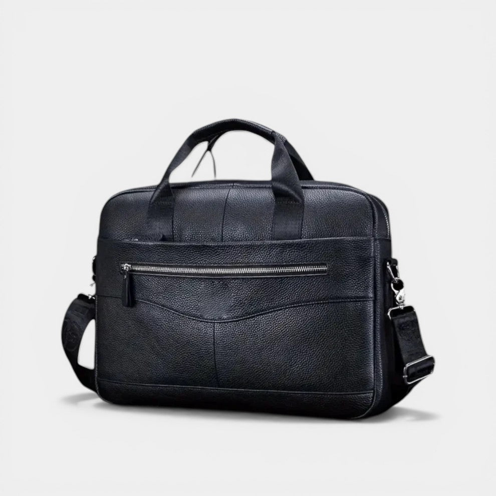 Claire Mode | Borsa Porta Documenti Messenger in Pelle di Vitello Uomo