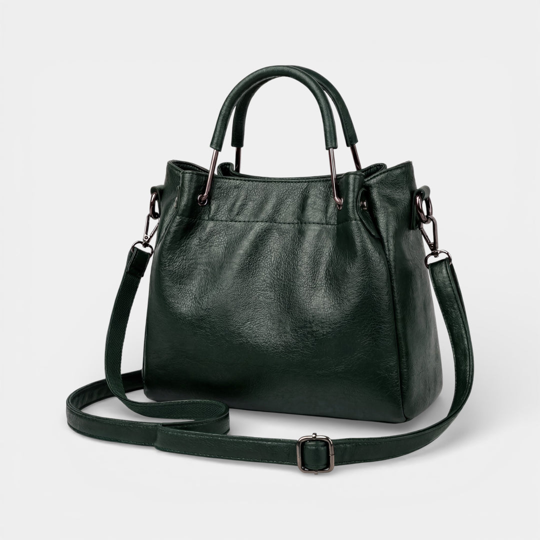 Borsa secchiello in pelle morbida per donna – Tracolla a tracolla