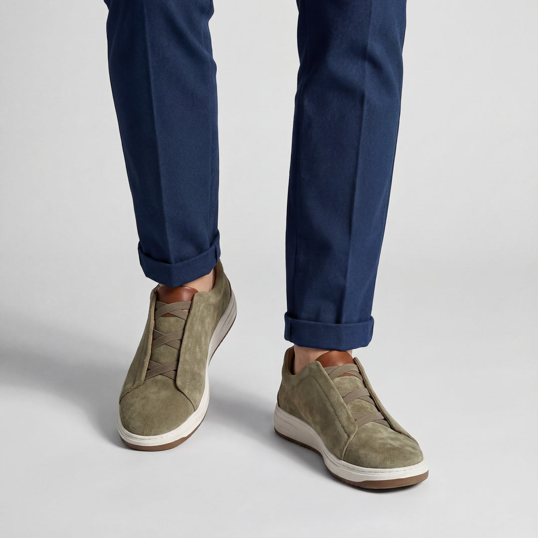 Claire Mode | Sneakers casual in camoscio da uomo