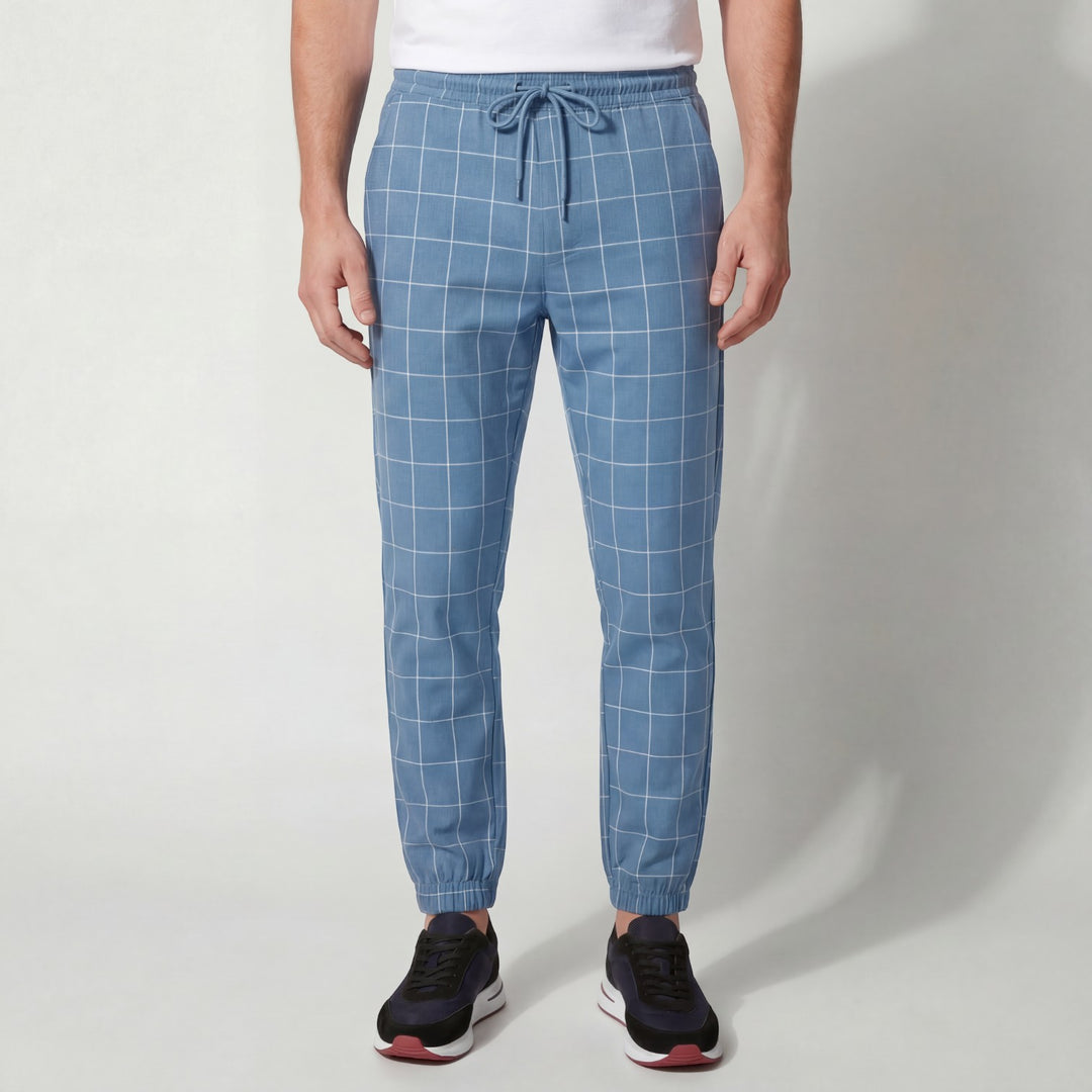 Claire Mode | Pantaloni uomo in cotone a quadri