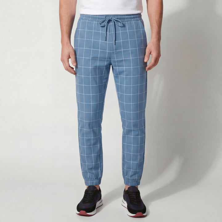 Claire Mode | Pantaloni uomo in cotone a quadri