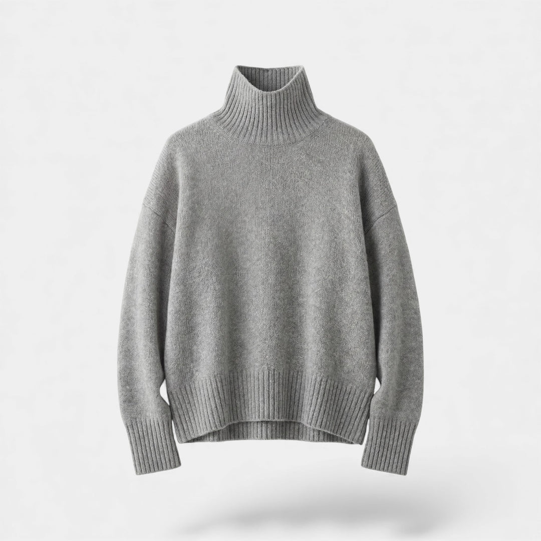 Riche | Damen dicker Rollkragenpullover aus Kaschmir