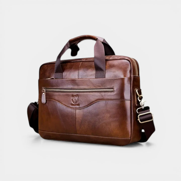 Claire Mode | Borsa Porta Documenti Messenger in Pelle di Vitello Uomo