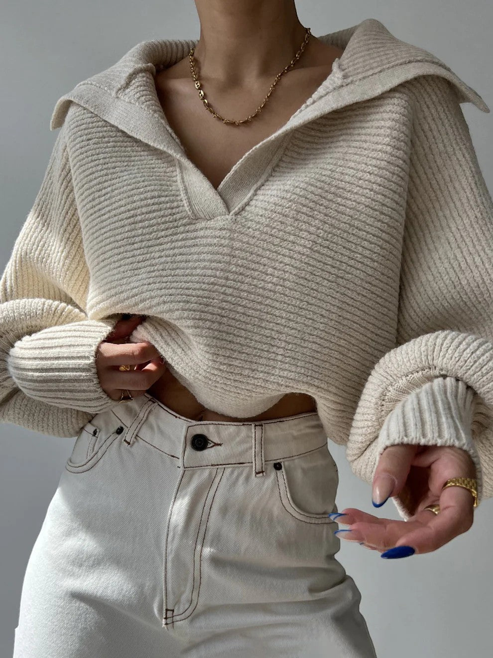 Claire Mode | Weicher Strickpullover für Damen