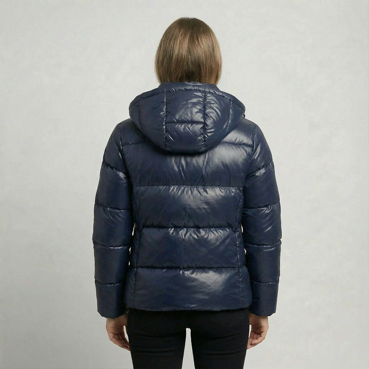 Claire Mode | Piumino donna con cappuccio in cotone