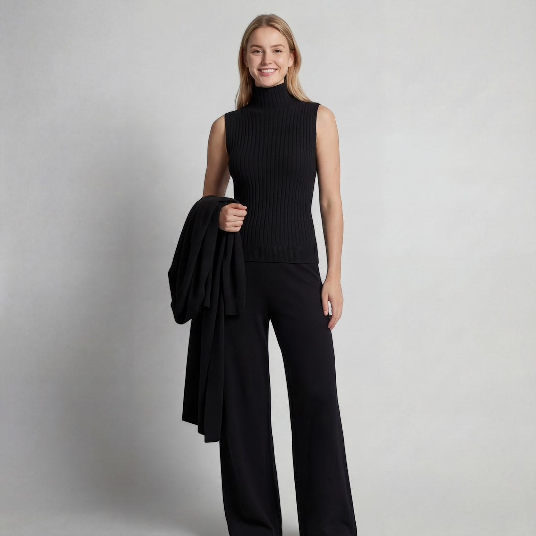 Claire Mode | Completo in maglia a tre pezzi donna