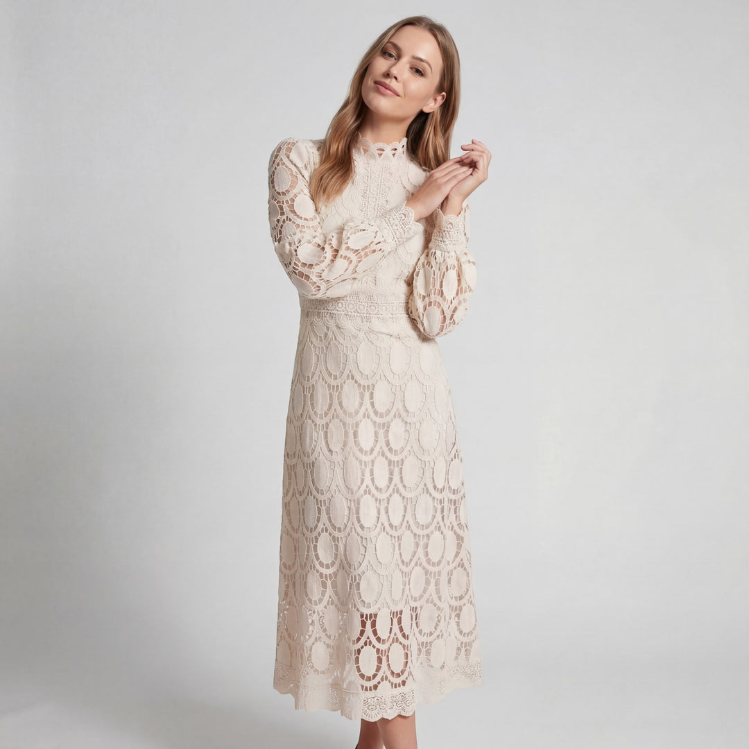 Claire Mode | Damenlangkleid aus feiner Baumwolle