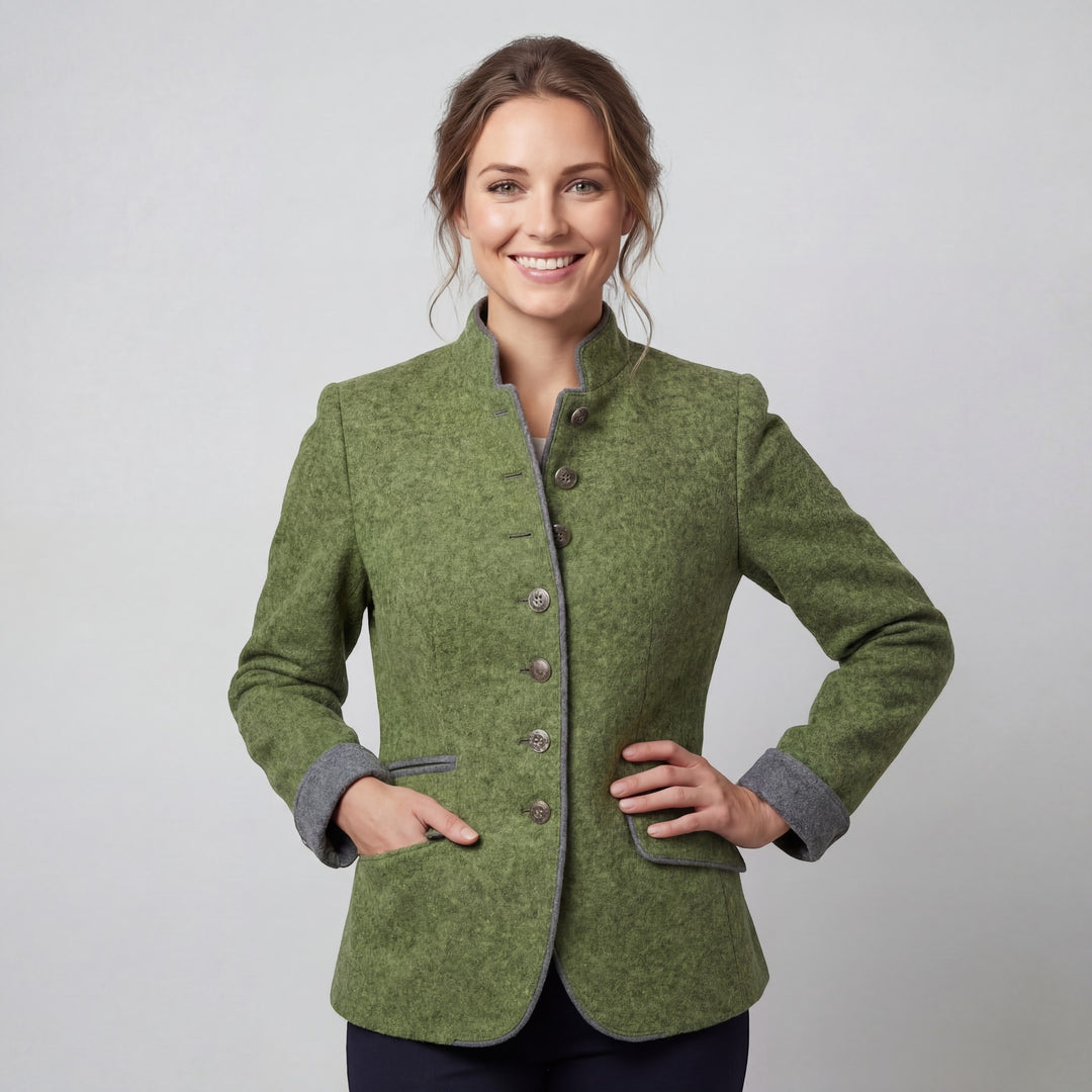 Claire Mode | Blazer aus Wollmischung für Damen