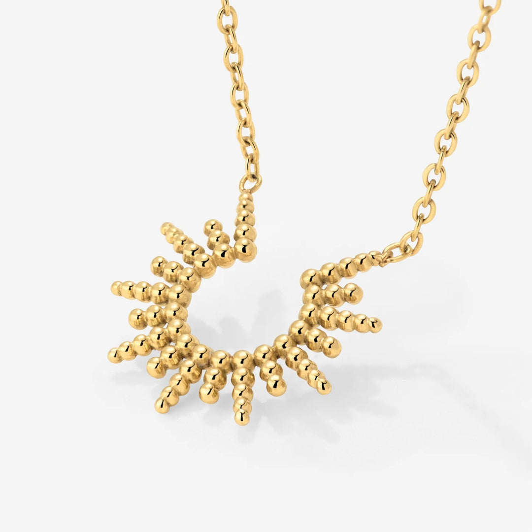 Collana Ciondolo Girasole Donna – Placcata Oro