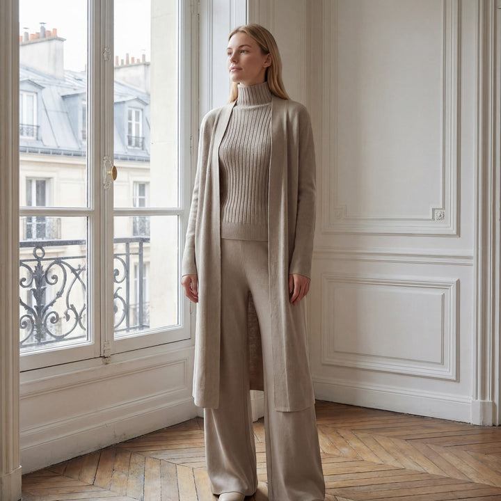 Claire Mode | Completo in maglia a tre pezzi donna