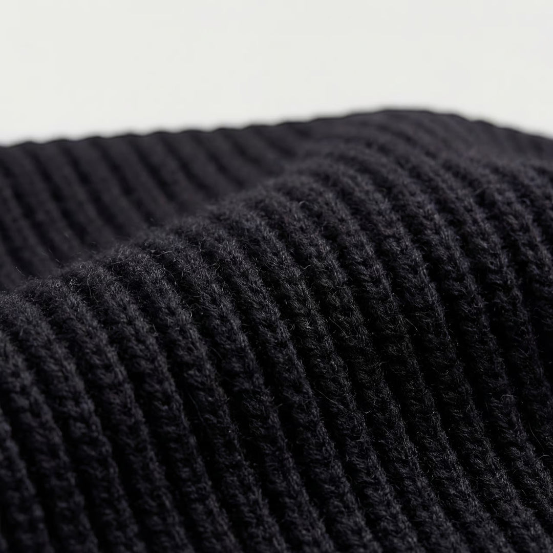 Damen Rippenstrick-Pullover mit halbem Reißverschluss