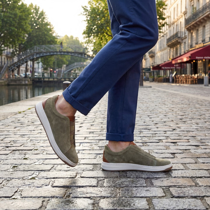 Claire Mode | Sneakers casual in camoscio da uomo