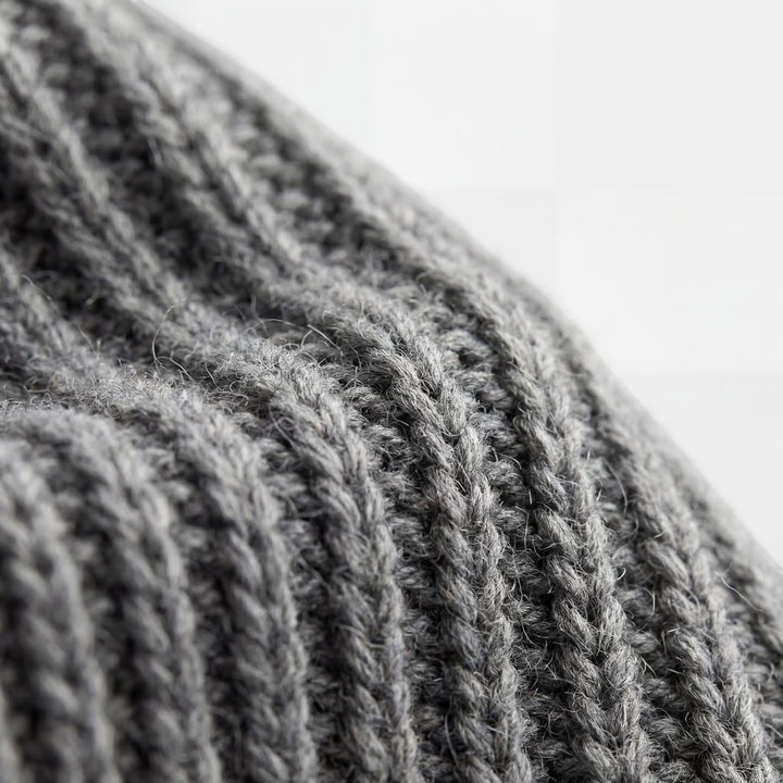 Oversize Herrenpullover – dicker Rippenstrick