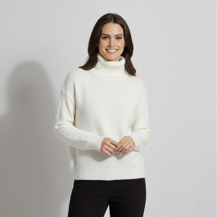 Riche | Damen dicker Rollkragenpullover aus Kaschmir