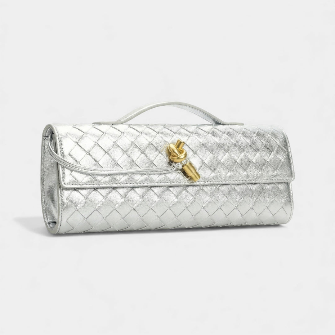 Borsa pochette in pelle per donna – Tracolla removibile