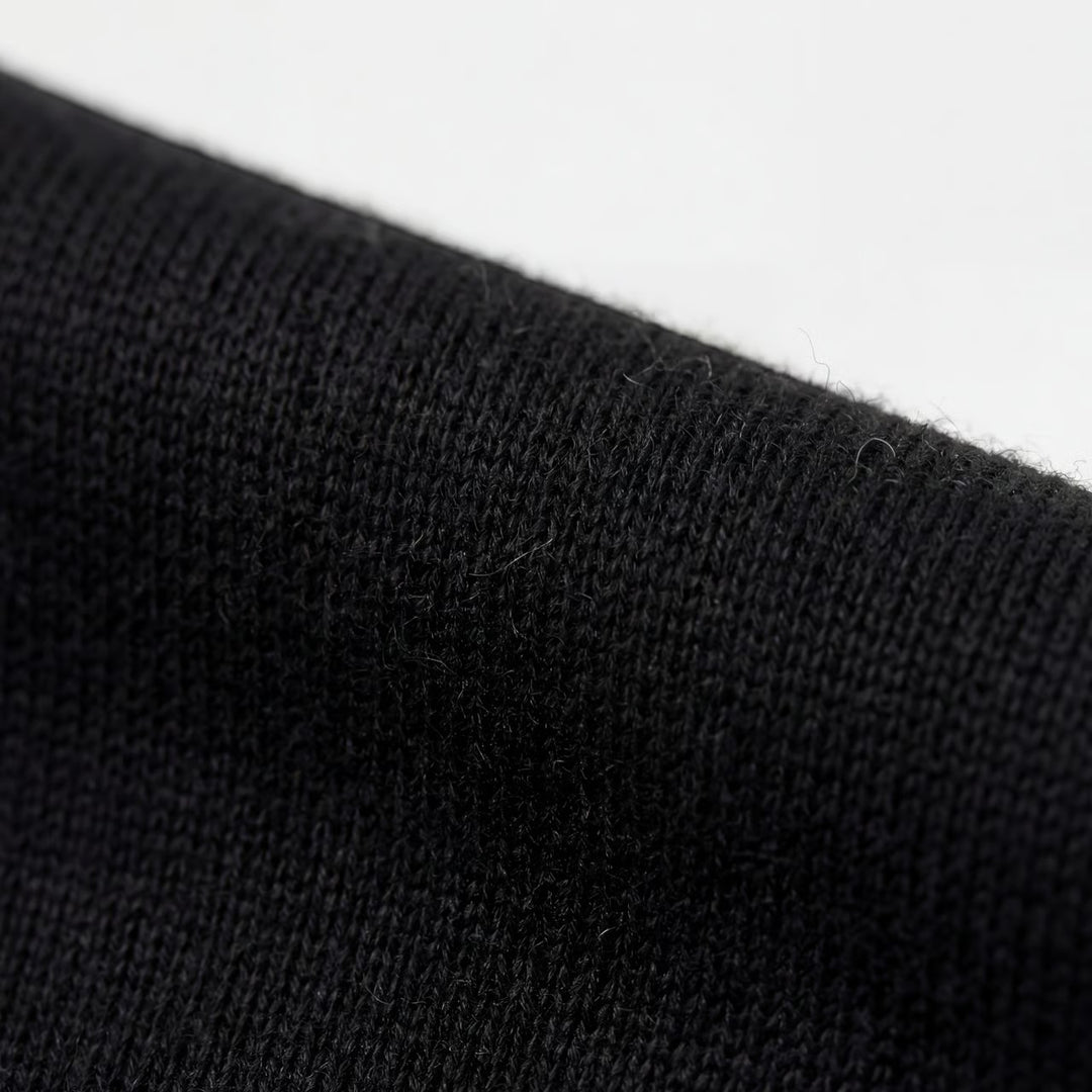 Herrestriktrøje slim fit – minimalistisk casual trøje