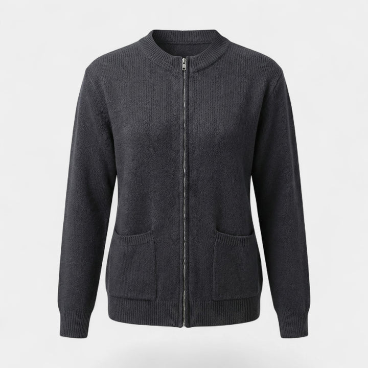 Claire Mode | Cardigan Donna in Maglia con Zip