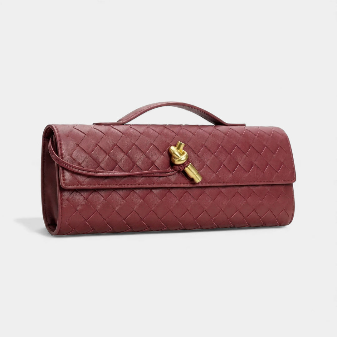 Borsa pochette in pelle per donna – Tracolla removibile
