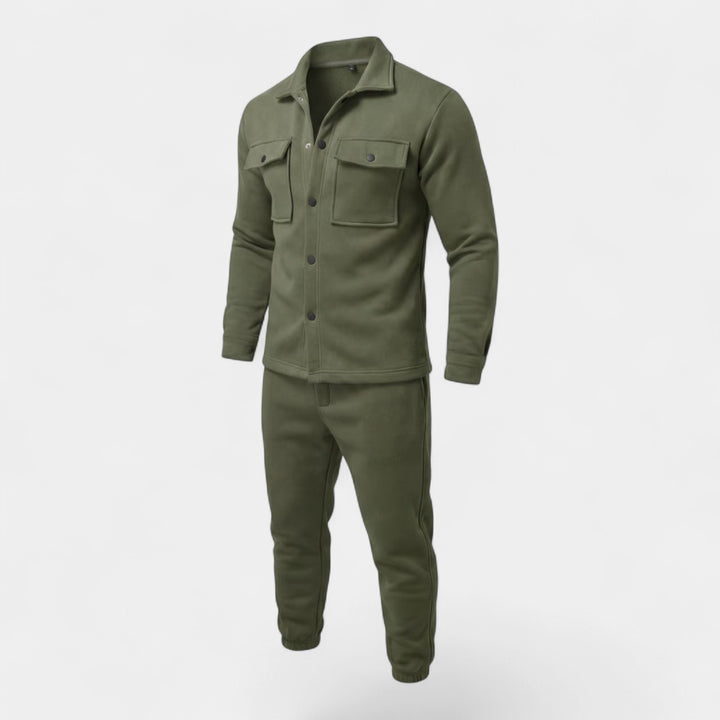 Claire Mode | Completo casual due pezzi in cotone da uomo