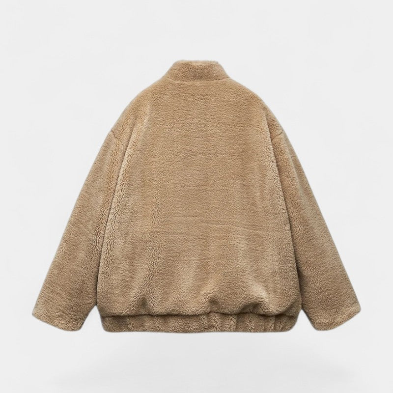 Claire Mode | Giacca Bomber Donna in Pile Teddy