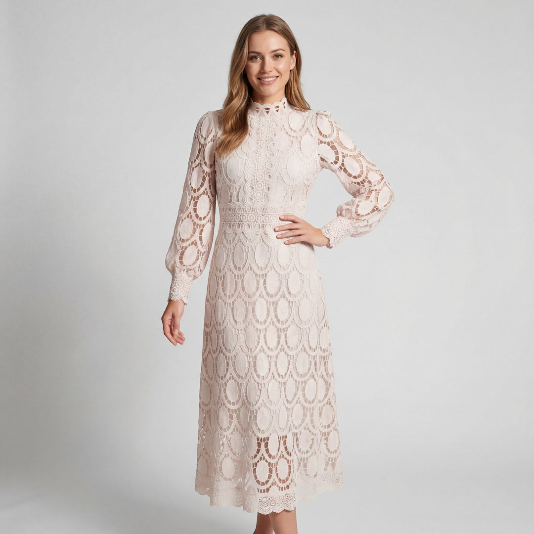 Claire Mode | Damenlangkleid aus feiner Baumwolle