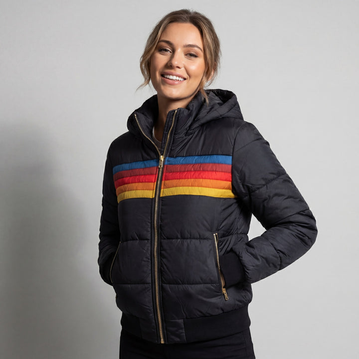 Claire Mode | Giacca con cappuccio in cotone raffinato per donna