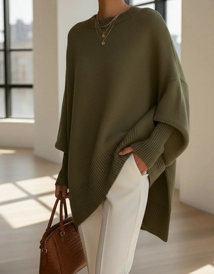 Claire Mode | Damen Oversize-Pullover aus weichem Strick