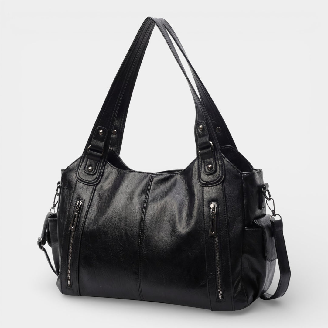Claire Mode | Damen Shopper aus Leder zum Tragen über der Schulter