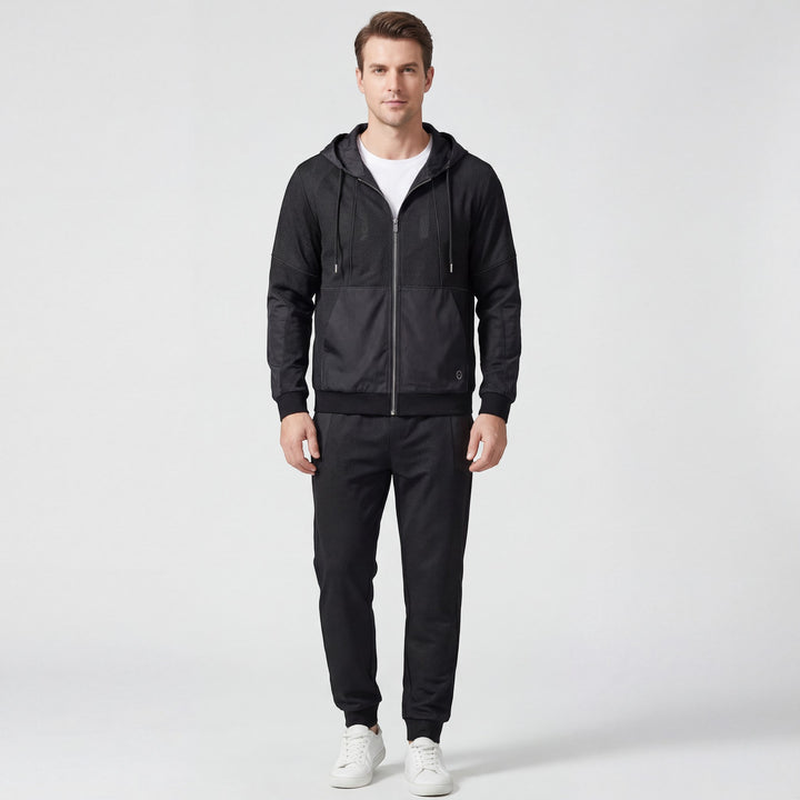 Mesh-Trainingsanzug für Herren – Slim Fit mit Kapuze