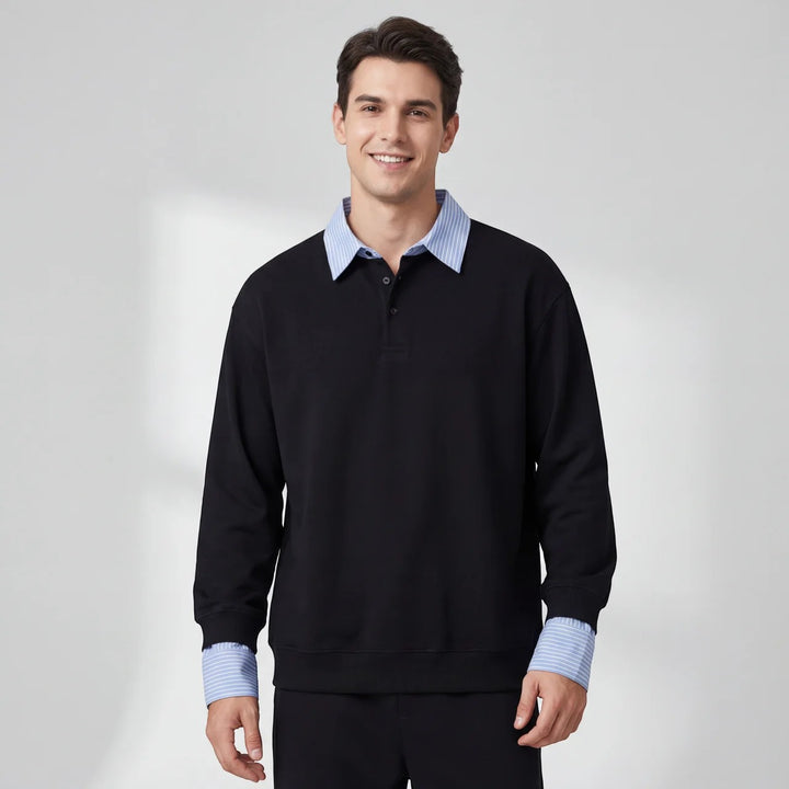 Herren-Sweatshirt mit Fleece-Futter – lässiger Schnitt