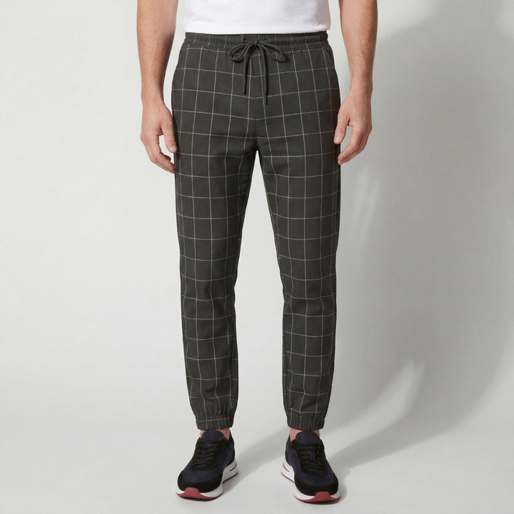 Claire Mode | Pantaloni uomo in cotone a quadri