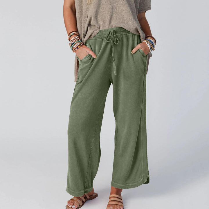 Wide Cotton Pants for Women – Relaxed Fit High Waist