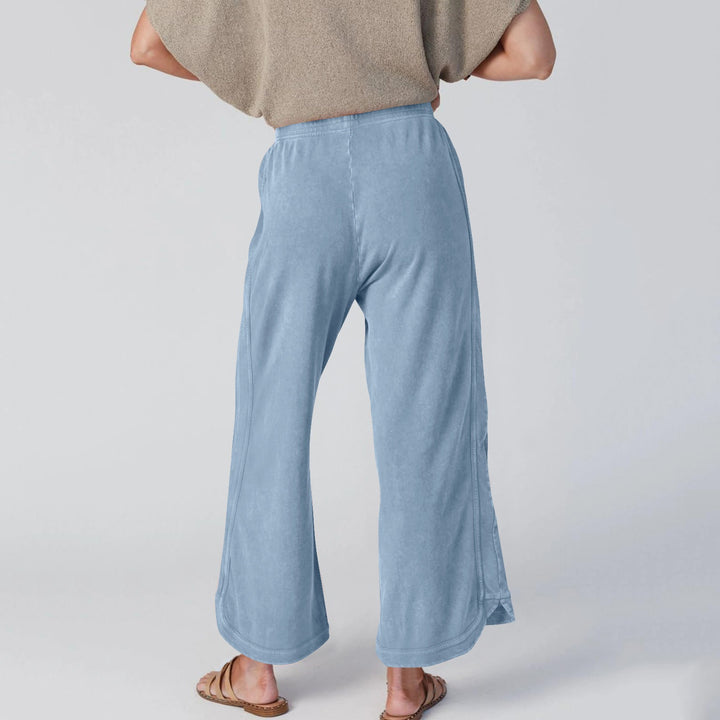 Wide Cotton Pants for Women – Relaxed Fit High Waist