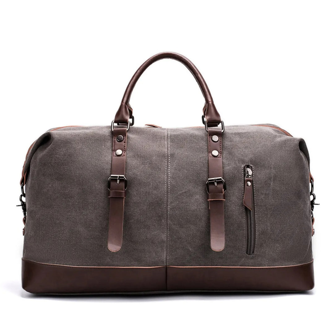 Reisetasche für Herren aus Segeltuch – Strukturierte Duffle Bag mit großem Fassungsvermögen