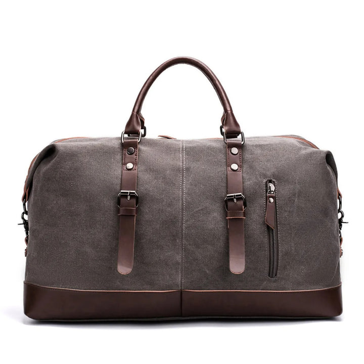 Reisetasche für Herren aus Segeltuch – Strukturierte Duffle Bag mit großem Fassungsvermögen