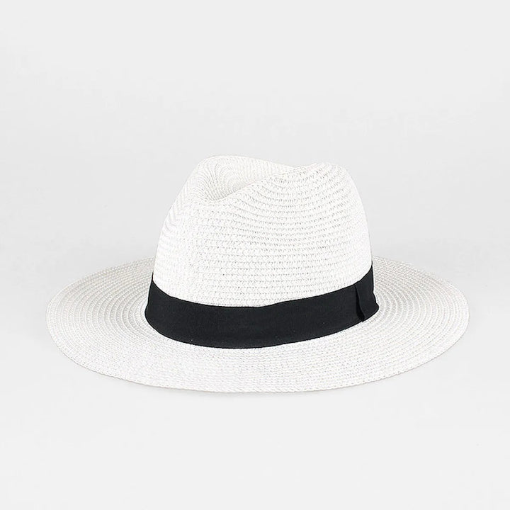 Unisex Sonnenhut mit breiter Krempe – leichter Strohhut Panama