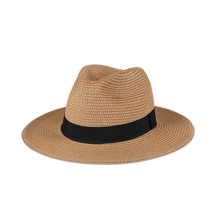Unisex Sonnenhut mit breiter Krempe – leichter Strohhut Panama